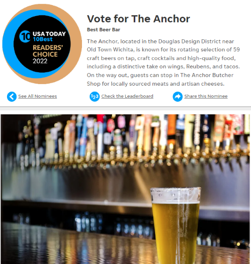 Vote for The Anchor 