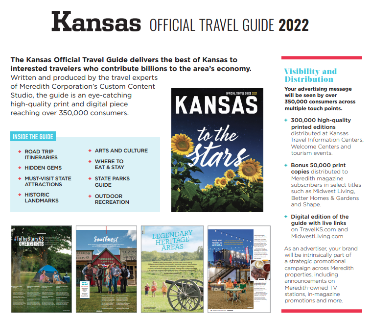 Kansas Travel Guide Ads 